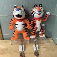 ケロッグ BIGぬいぐるみ トニーザタイガー アーカイブ カレント スプーン2本