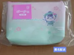 フリューくじ　忍たま乱太郎 ふんわり桜もちぴこの段　ポーチ賞〈食満留三郎〉