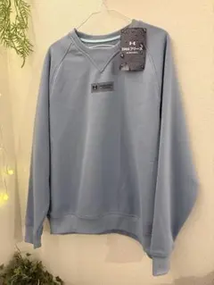 アンダーアーマー DNAフリース クルーネック スウェットシャツ ブルー