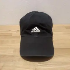 adidas アディダス ロゴ刺繍入り キャップ ブラック OSFX キッズのサムネイル