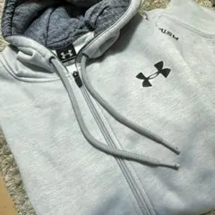 NM様専用‼︎ アンダーアーマー フルジップ パーカー グレーホワイト 裏ボア