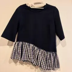 Liala×PG 異素材切替トップス ギンガムチェック Mサイズのサムネイル