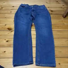 BEAMS HEARTウエストゴム デニムパンツ ブルーのサムネイル