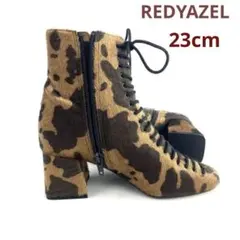 REDYAZEL レディアゼル レースアップ Sサイズ ブーツ レオパード 23