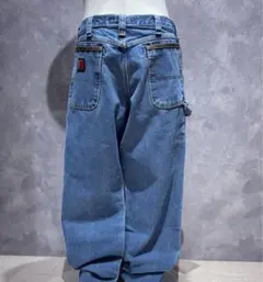 未使用90s00s Wrangler バギーカーゴデニムパンツ ヴィンテージ復刻 