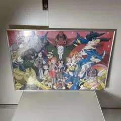 デジモンアドベンチャー 02 ジグソーパズル フレーム付き 完成品