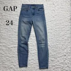 GAP ギャップ　美シルエット　ハイライズ　レギンス　デニムパンツ　ストレッチのサムネイル