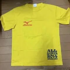 Mizuno ALL JAPAN 2014 Tシャツ イエロー