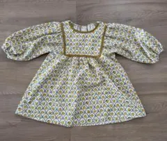 花柄ワンピース 90 女の子 長袖 ナチュラル チュニック 春