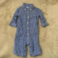 Ralph Lauren チェック柄ロンパース 3M