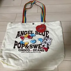 値下げしました❣️ エンジェルブルートートバッグ チャームつきのサムネイル