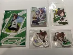 ウマ娘　プリティダービー　ダイソー ファインモーション　５点　コンプセット