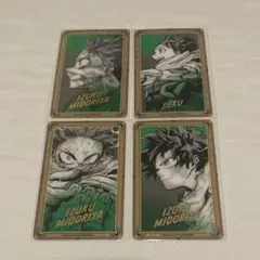 ✩ ヒロアカ 原画展 箔押しクリアカード 緑谷出久 ①