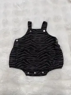 FMB ゼブラ柄ロンパース 80