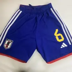 サッカー日本代表選手着用ゲームパンツ - メルカリ