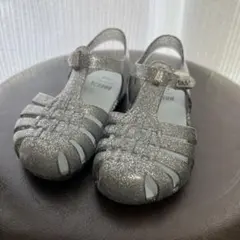BREEZE キッズ サンダル ラメ シルバー 14.0cmのサムネイル