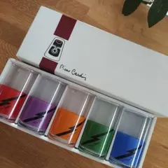Pierre Cardin カラフルグラス5個セット