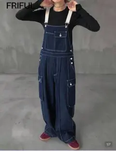 SHEIN デニム オーバーオール サロペット XL