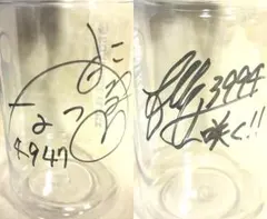 茶谷 桜 & 間庭 菜摘 ボートレース サイン入り ボトルインクールタオル 競艇