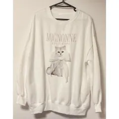 OLIVE des OLIVE ネコスウェット ホワイト