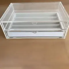 無印良品　透明アクリル 2段アクセサリーケース