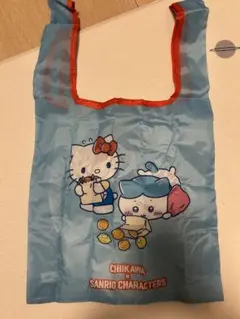 ちいかわ×サンリオ コラボ エコバッグ ハチワレ ハローキティ カプセルトイ