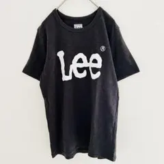 Lee リー　クルーネックロゴTシャツ（S）ダークグレー