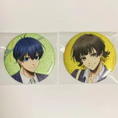 ブルーロック バレエコア 潔世一 蜂楽廻　グリッター缶バッジ