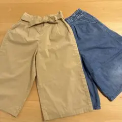 GLOBAL WORK ベージュパンツ&デニムパンツ ガールズ130〜140cm