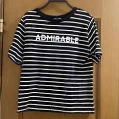 AMERICAN HOLIC ストライプ Tシャツ M