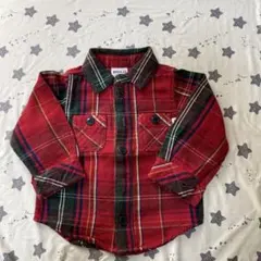 BREEZE チェック柄 長袖シャツ サイズ80