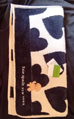 Kate Spade New York ハート柄タオルハンカチ