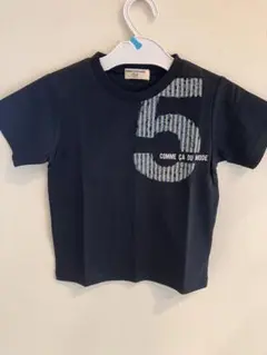 新品未使用/COMME CA DU MODE 黒 Tシャツ 110A