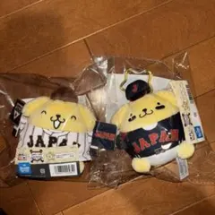 タイトーくじ 侍ジャパン×サンリオキャラクターズ C賞 D賞　ポムポムプリン