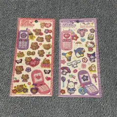 【正規品】平成はっぴーフォン　日焼けキティ　サンリオキャラクターズ　2枚セット