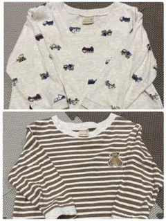 petit main プティマイン 長袖Tシャツ 2枚セット 90cm