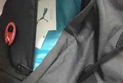 プーマ　ショルダー&トート　グレー ナイロン フラップバッグ