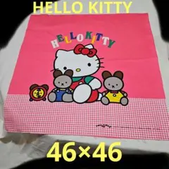 d*7様 ハローキティ プリント生地 約46cm x 46cm