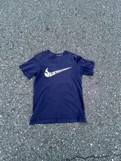 NIKE ナイキ Tシャツ ネイビー JUST DO IT スウッシュロゴ
