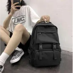 即購入OK♡ リュック レディース 黒メンズリュック ブラック 大容量リュック