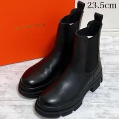 現行品✨REMME レメ サイドゴアブーツ 本革 厚底 37 23.5cm 黒のサムネイル