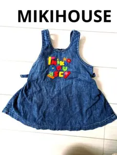MIKIHOUSE　ミキハウス　デニム　ワンピース　80〜90