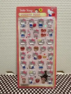 正規品 ハローキティA赤 第一弾 ボンボンドロップシール