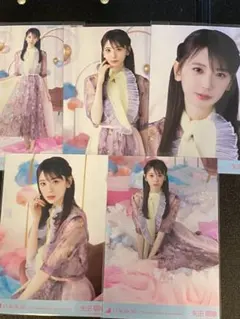 矢田萌華 乃木坂46 生写真 結成15周年記念 5種コンプ