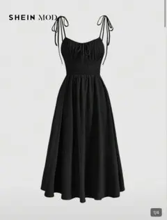 SHEIN ブラック キャミワンピース