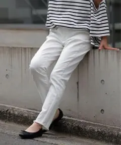 CIAOPANIC TYPY 裾スリットフリンジデニムレギパン