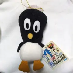 レトロ　ソニック・ザ・ヘッジホッグ ペンギン ぬいぐるみ キーホルダー