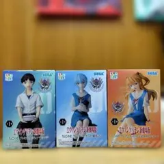 ②　ヱヴァンゲリヲン 新劇場版 ちょこのせフィギュア 3体セット