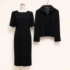 東京ソワール 礼服13号 XL大きいサイズ ワンピーススーツ ブラックフォーマル