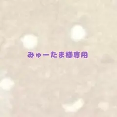 みゅーたま様専用